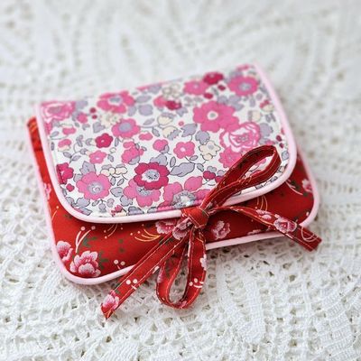 Pochette de sac tissu coton Liberty