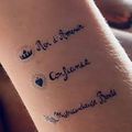 Epaule tattoo n°24 - 2023, année difficile et retouver la confiance 'Mollet et le reste du corps ?)