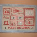 Broderies et petite toile serviettée etc.