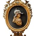 Alexandre le Grand casqué. Travail italien de la première moitié du XVIIIe siècle