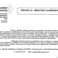 Médiateur Académique 2015 / 2016