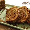 Marbré au chocolat, sans gluten et sans lactose