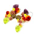 Boucles d'oreilles Carmen Miranda fruits en