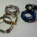 Bracelets en macramé