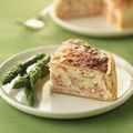 Quiche aux asperges et aux lardons