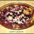 Clafouti Cassis - Amandes