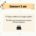 Concours 5 ans 