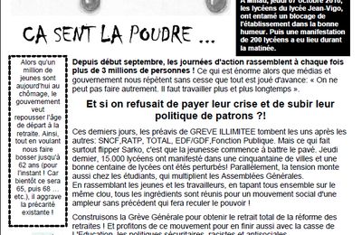 CASSE DES RETRAITES ET DE L'EDUCATION : RIPOSTONS MARDI 12 OCTOBRE !!!