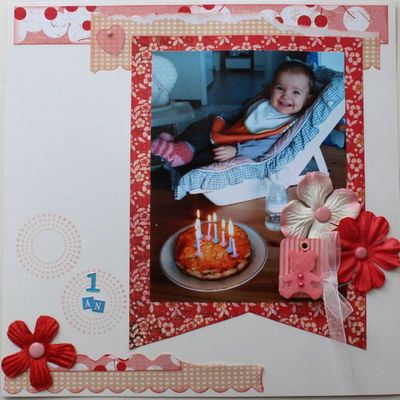 Album de ma nièce : 1er Noël et 1er anniversaire