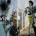 Edito: ‘Far From Heaven’ with Shalom Harlow by Javier Vallhonrat for Vogue UK June 2010