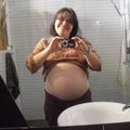 moi à 7 mois de grossesse 2