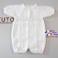TUTO tricot bébé, tutoriel, Patron layette bb à tricoter pdf
