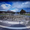 Rond-point à Blenheim (Nouvelle-Zélande)