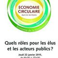 Du développement durable à l'économie circulaire...