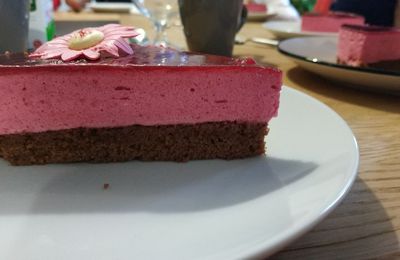 Bavarois framboise 