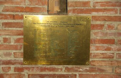 Instituteurs morts en Algérie-période 1954 -1962
