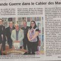 Article sur le courrier de l'ouest ...