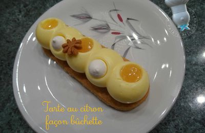 Tarte au citron façon bûchettes