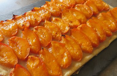 Tarte fine aux abricots