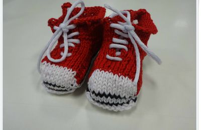 Petits chaussons, style Converse