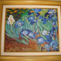 Reproduction des iris de Van Gogh