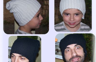 bonnets récup' pull