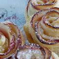 "ROSES FEUILLETÉES AUX POMMES"...