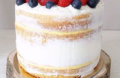 Naked cake aux fraises