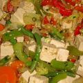 Wok de légumes et tofu