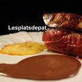 Saint Valentin – Magret de canard et foie gras, sauce chocolat cacao