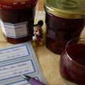 CONFITURE DE PÊCHES  ET CASSIS