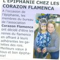 LA GALETTE DES ROIS CHEZ LES CORAZON FLAMENCA