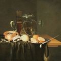 Roelof KOETS (Haarlem c. 1592/93 - Haarlem 1654). A still life on a table covered with a dark cloth and white napkins