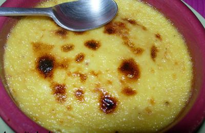 ** Simplissime cette Crème Brulée au Foie Gras  fondante ,craquante **