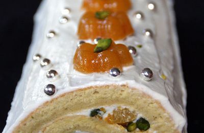 Buche roulée à l'Orange façon Tiramisu