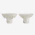Two similar Chinese Dehua porcelain libation cups, 17th-18th century