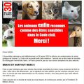 ENFIN LES ANIMAUX SONT RECONNUS PAR LE CODE CIVIL