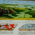 Les Tables d'explications,placées au sommet du SANCY(Massif central/ Auvergne/Puy de Dôme)