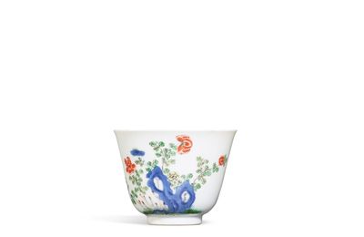 A famille-verte 'month' cup, Mark and period of Kangxi