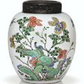 Potiche en porcelaine de la famille verte, Dynastie Qing, époque Kangxi (1662-1722)
