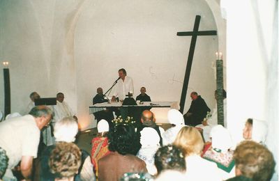 Inauguration de la chapelle Saint Jean rénovée le 23 juin 2001