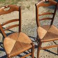 Chaises anciennes 