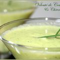 Velouté de courgettes au chèvre