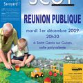 Réunion publique : 1er décembre 2009