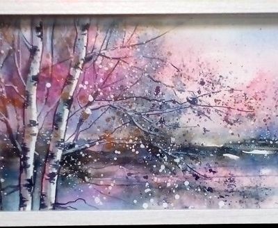 Paysages d'aquarelles