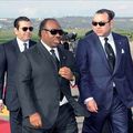 صاحب الجلالة الملك محمد السادس يستقبل الرئيس الغابوني بطنجة 