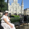 Pique nique Jackson Square Nouvelle Orléans