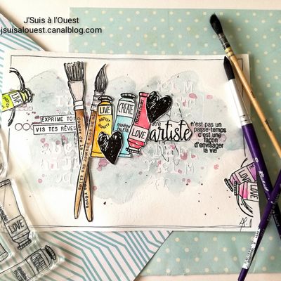 Le défi du mois sur Card Scrap and DIY