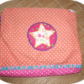 Pochette pour petite fille...à pois!