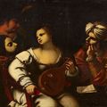 Pietro della Vecchia (1603-1678) Attribué à, La tête de saint Jean-Baptiste rapportée à Hérode.